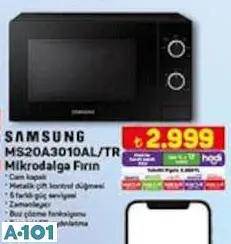 SAMSUNG MS20A3010AL/TR MİKRODALGA FIRIN SAMSUNG MS20A3010AL/TR MİKRODALGA FIRIN